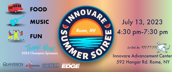 Media Alert: Griffiss Institute Showcases Tech Community Successes with Annual Innovare Summer Soiree Celebration