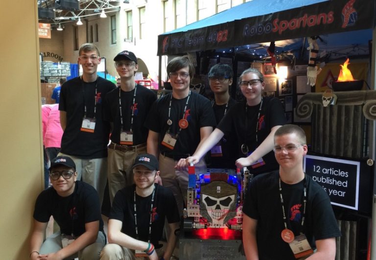 RoboSpartans Recognized at Robotics World Championship