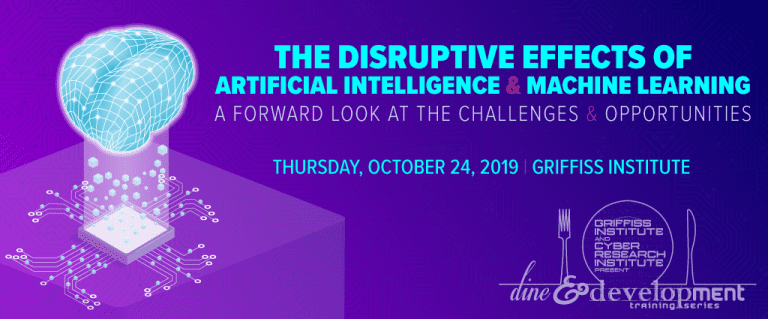 Dine & Development: The Disruptive Effects of Artificial Intelligence (AI) and Machine Learning (ML) – A forward look at the challenges and opportunities