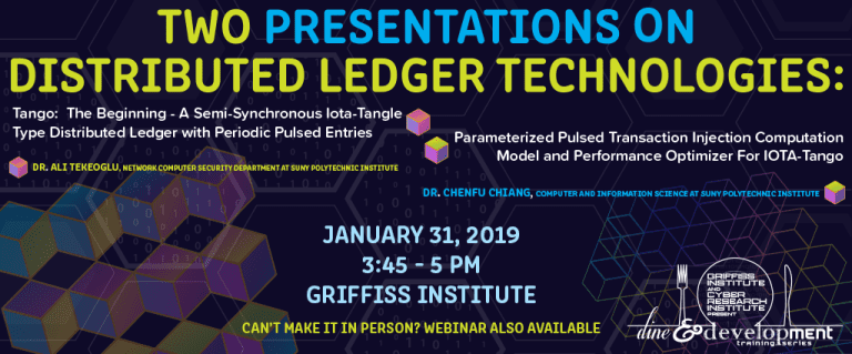 Dine & Development: Two Presentations on Distributed Ledger Technologies