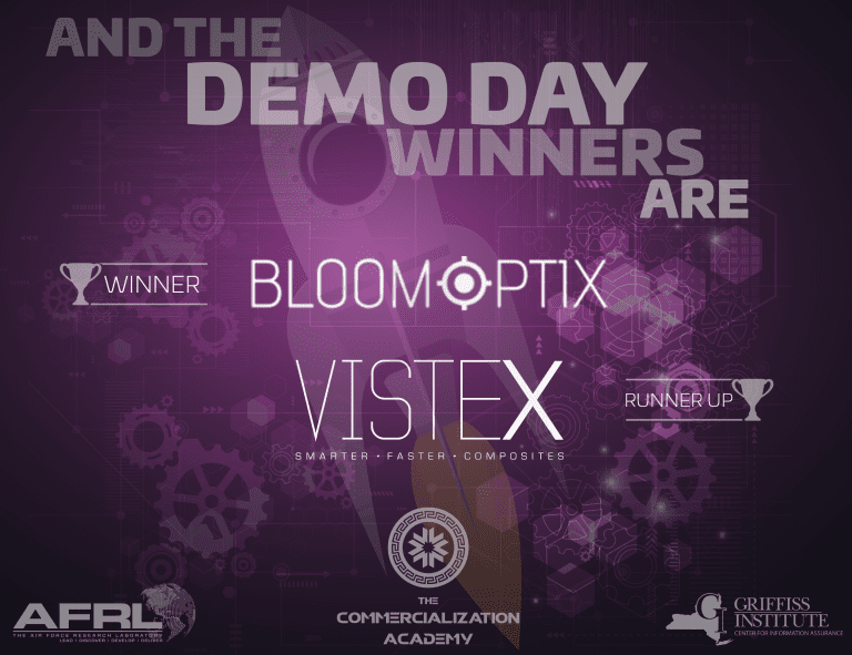 Two Tech Startups Win Big at First Ever Virtual AFRL Commercialization Academy Demo Day; $300,000 Awarded