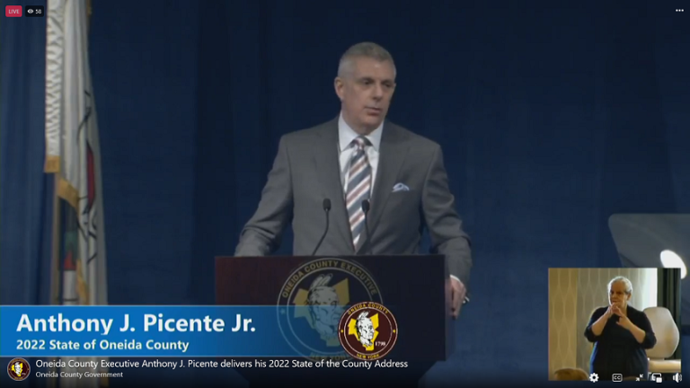 Picente Lays Out post-Pandemic Strategy in State of the County Address